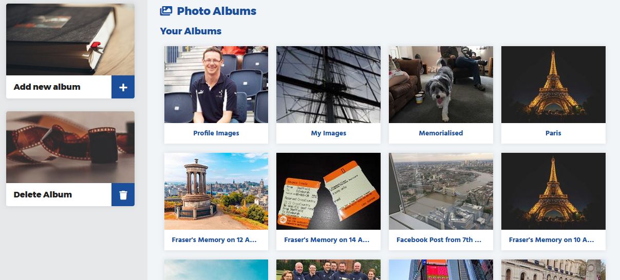The Miigen Albums tool