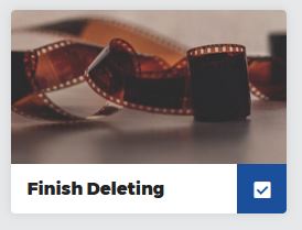 Finish Deleting your albums